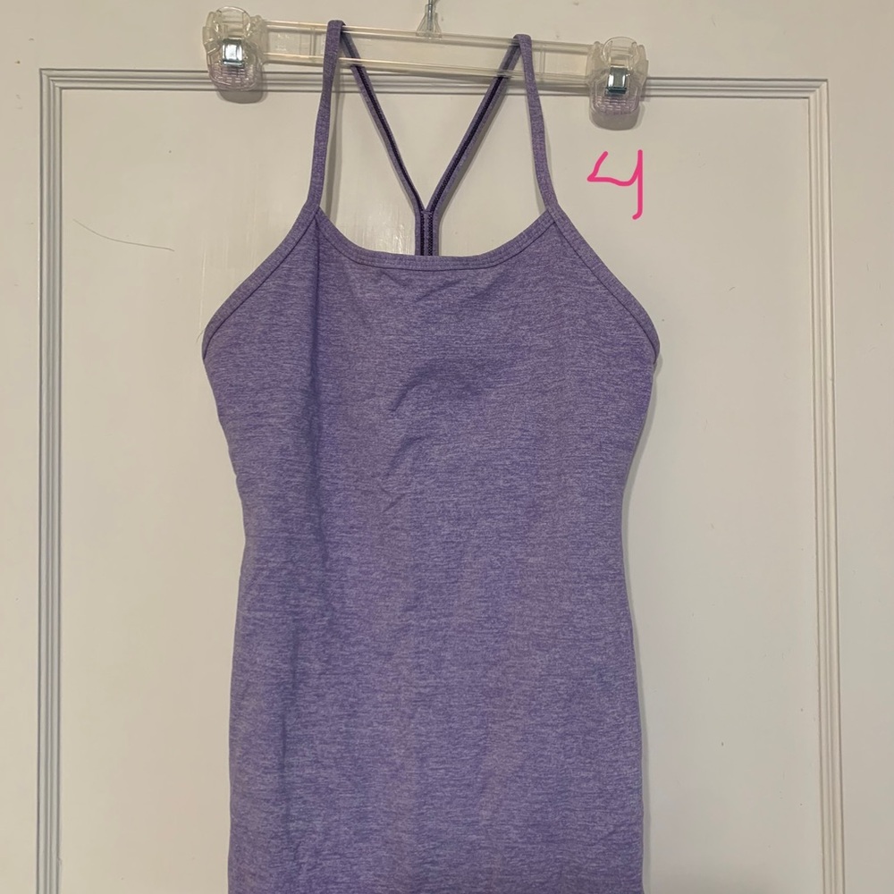 Lululemon Power Y Purple Tank Top